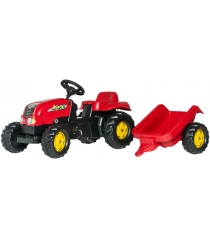 Детский педальный трактор Rolly Toys Kid X rot 12121